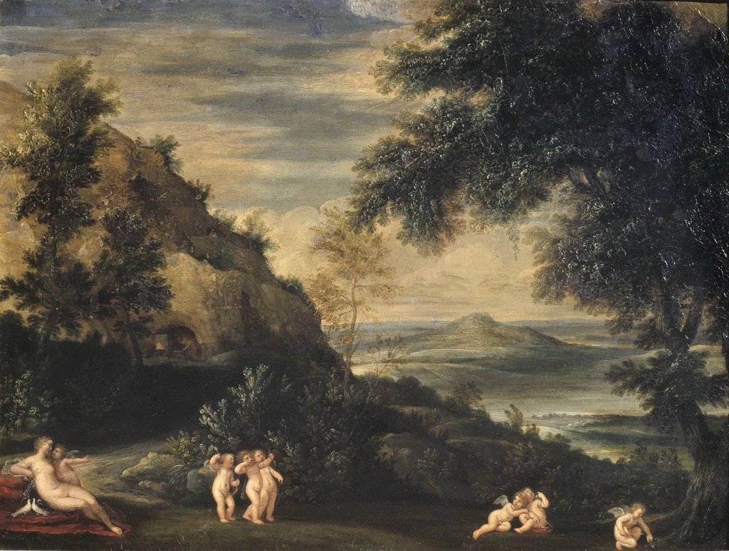 Paesaggio con Venere e Cupido - Nationalmuseum